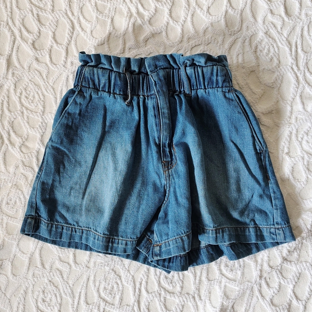 Sam Edelman Paperbag Denim Shorts  27